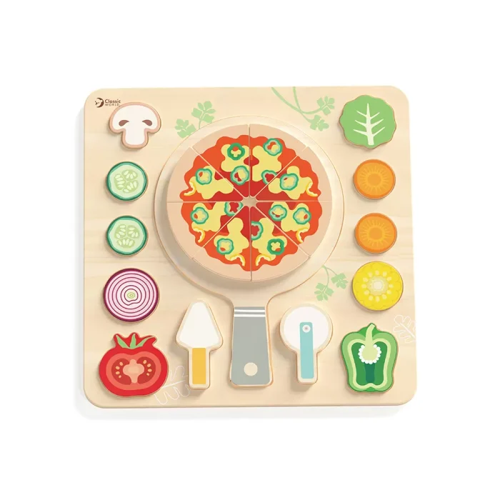 Classic world ahşap pizza yapbozu - görsel 12