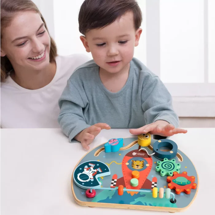 Classic world ahşap roket oyun tahtası - görsel 5