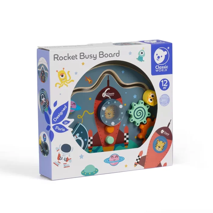 Classic world ahşap roket oyun tahtası - görsel 3
