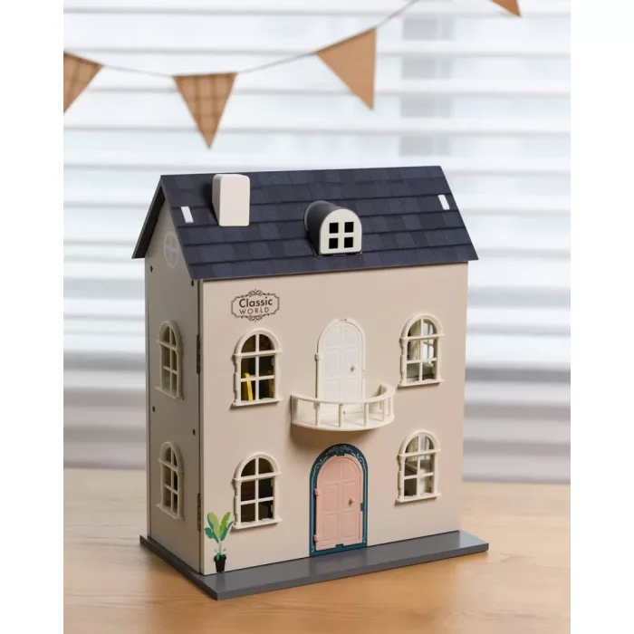 Classic world ahşap vintage bebek evi - görsel 2