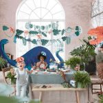 Meri Meri - Dinosaur Garland - Dinozor Asılan Süs - Görsel 3