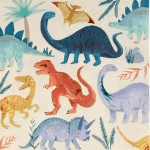Meri Meri - Dinosaur Napkins - Dinozor Peçete - L - 16'lı - Görsel 2