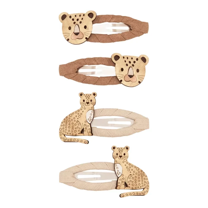 Mimi & lula larry leopard 4’lü toka - görsel 1