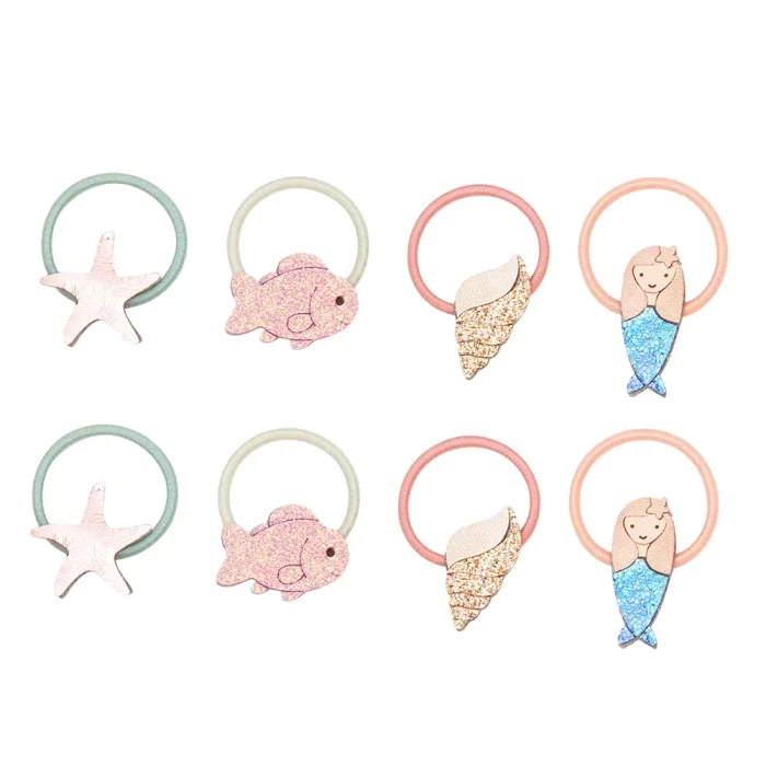 Mimi & lula mermaid sealife mini 8’li lastik toka - görsel 1