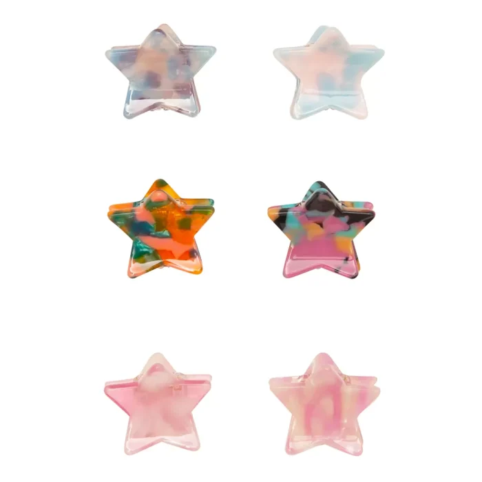 Mimi & lula mini star 6’lı mandal toka - görsel 1