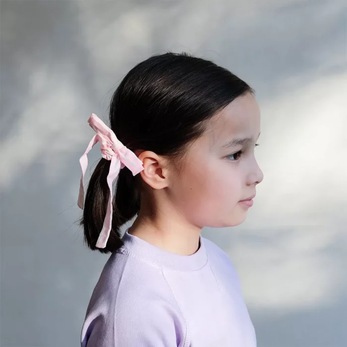 Mimi & lula summer stripes bow 4’lü lastik toka - görsel 5