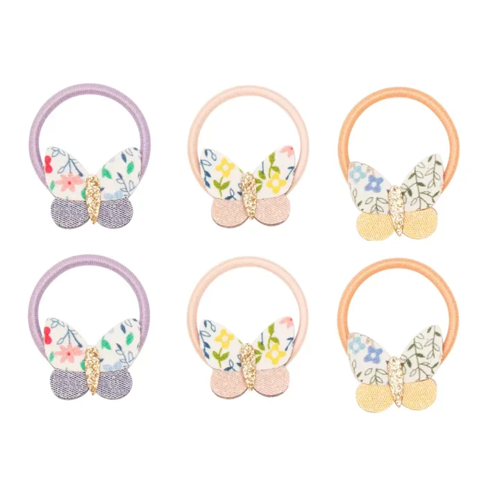 Mimi & lula betty butterfly mini 6’lı lastik toka - görsel 1