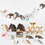 Meri Meri - Horse Napkins - At Peçeteler (x16) - Görsel 3