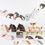 Meri Meri - Horse Plates - At Tabaklar (x8) - Görsel 3