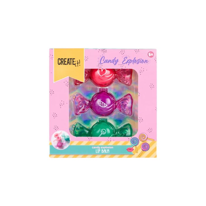 Create it 3'lü dudak balmı seti - candy explosion - görsel 1