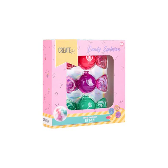 Create it 3'lü dudak balmı seti - candy explosion - görsel 5
