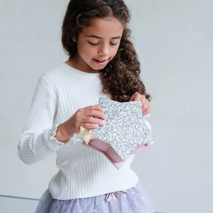 Mimi & lula sparkly glitter star çanta - görsel 3