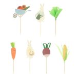 Meri Meri - Tavşanlı Bahar Temalı Cupcake Kit (24'lü) - Görsel 2