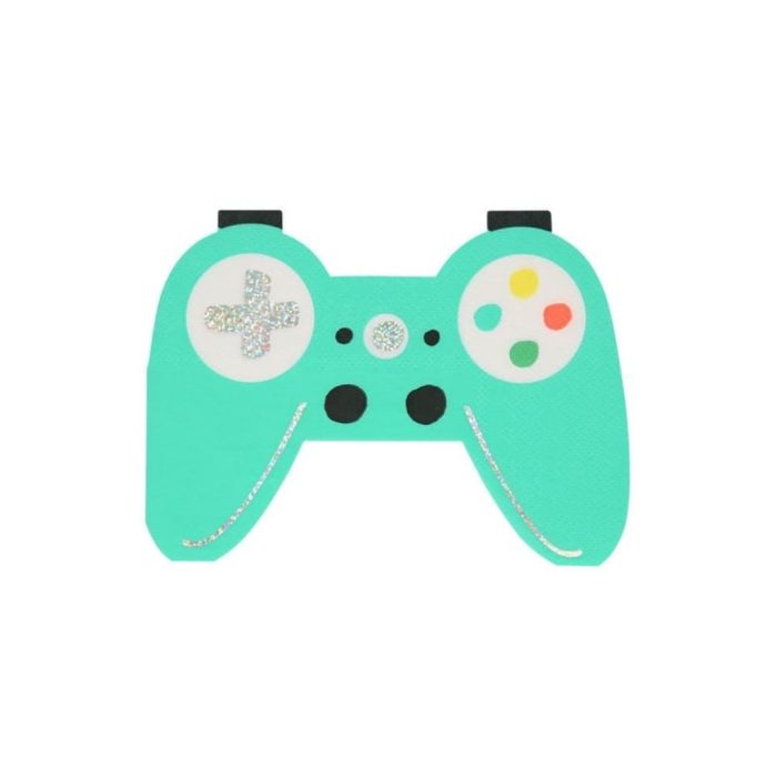 Meri meri - level up controller peçeteler - 16 adet - görsel 1