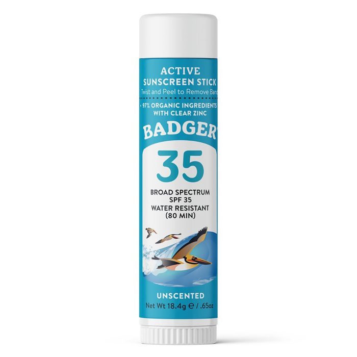 Badger kokusuz (mavi) güneş kremi stick spf35 (kolay sürülüm) 18. 4 gr - görsel 1