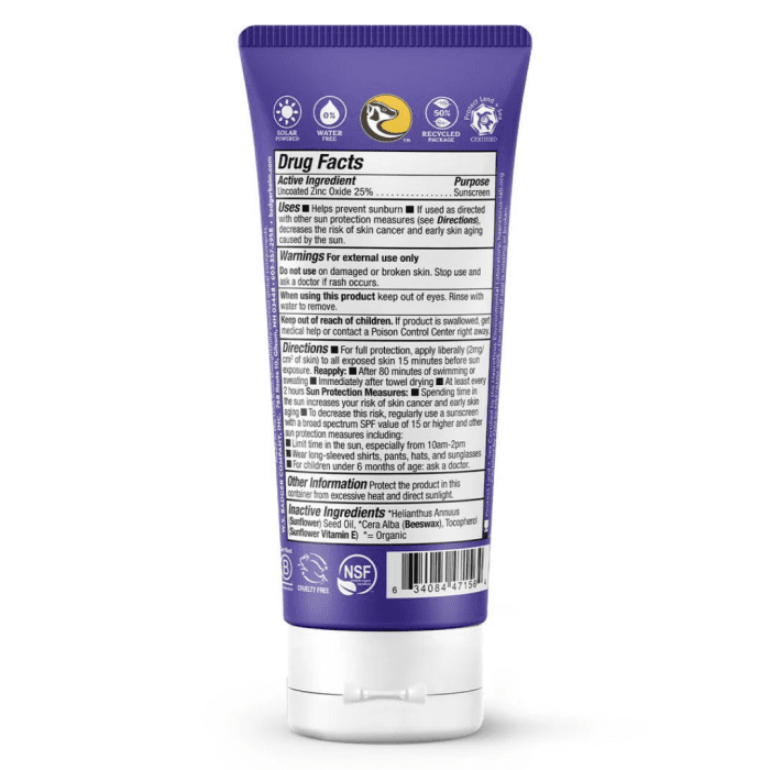Badger macera sporları organik güneş kremi spf50 87ml - görsel 5