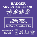 Badger Macera Sporları Organik Güneş Kremi SPF50 87ml - Görsel 4