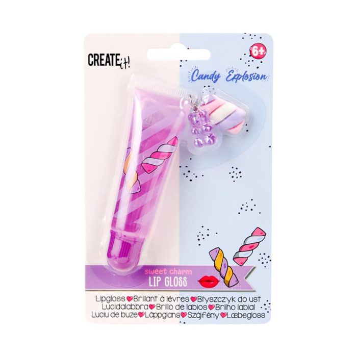 Create it süslü dudak parlatıcısı - mor - candy explosion - görsel 1