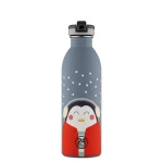 Kids Bottle Happy Penguin Paslanmaz Çelik Çocuk Su Matarası 500 ml