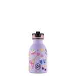 Kids Bottle Music Friends Pipetli Paslanmaz Çelik Çocuk Su Matarası 250 ml
