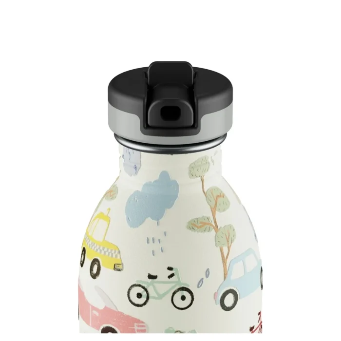 Kids bottle adventure friends paslanmaz çelik çocuk su matarası 500 ml - görsel 4