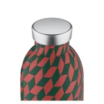 Clima Bottle Groovy Red Paslanmaz Çelik Termos 500 ml - Görsel 2