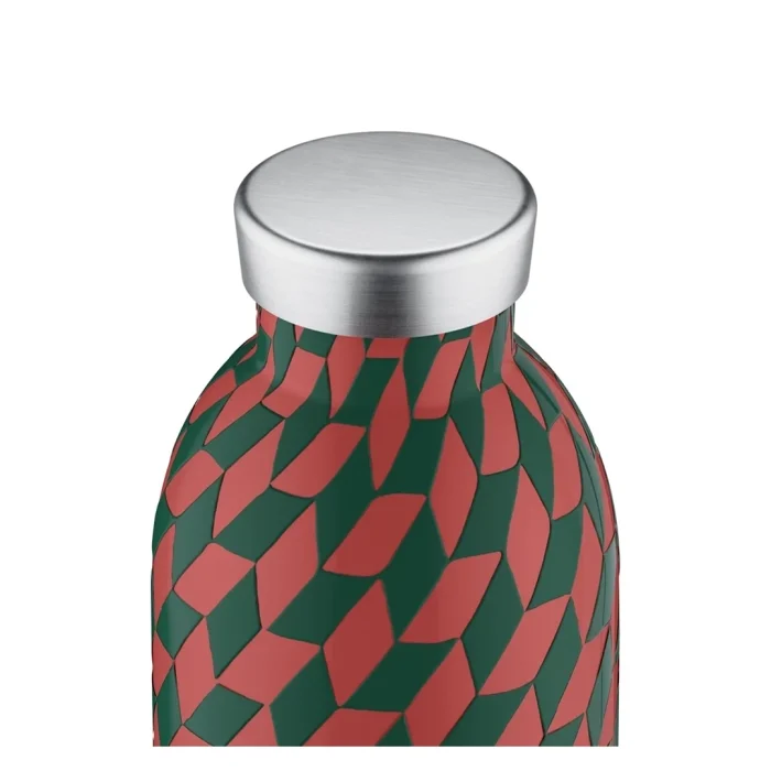 Clima bottle groovy red paslanmaz çelik termos 500 ml - görsel 2