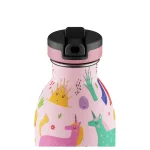 Kids Bottle Magic Friends Pipetli Paslanmaz Çelik Çocuk Su Matarası 500 ml - Görsel 4