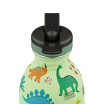 Kids Bottle Jurassic Friends Paslanmaz Çelik Çocuk Su Matarası 250 ml - Görsel 3