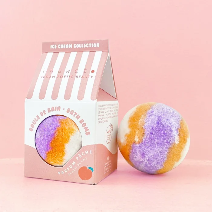 Inuwet icecream şeftali banyo bombası - görsel 2