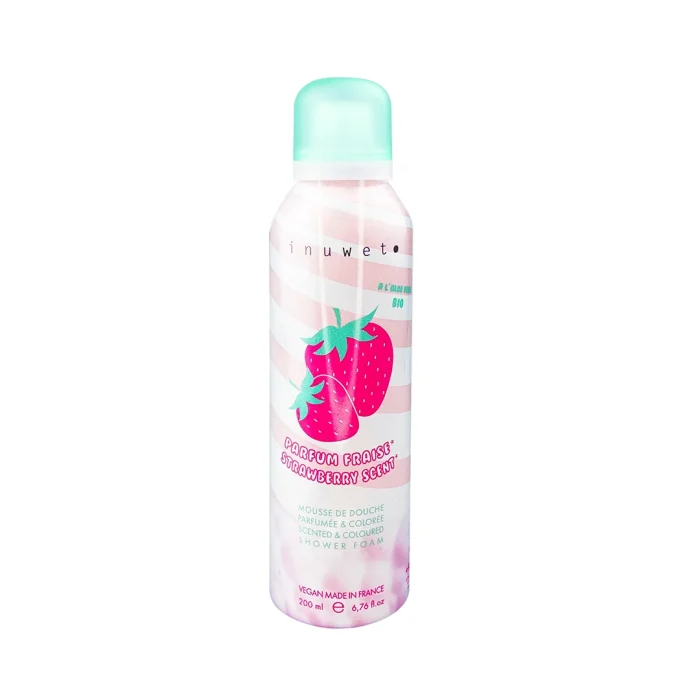 Inuwet çilek kokulu duş köpüğü 200ml - görsel 1