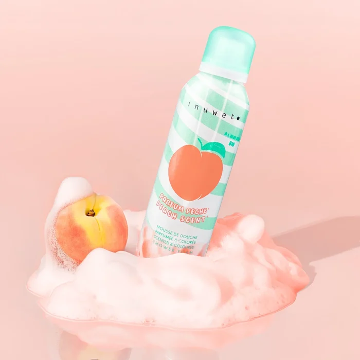 Inuwet şeftali kokulu duş köpüğü 200ml - görsel 2