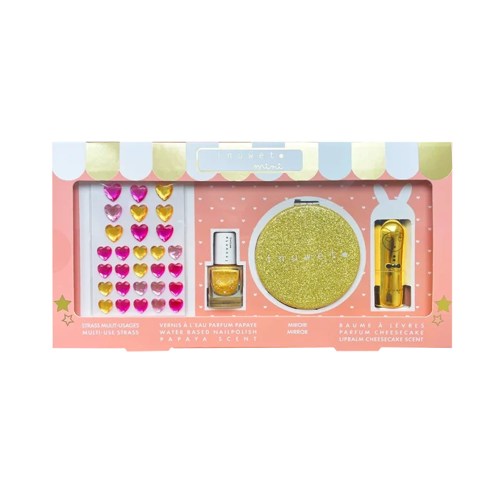 Inuwet glitter gold hediye seti - görsel 1