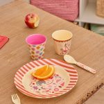 Melamin Çocuk Çukur Tabak - Pembe Lunapark - Görsel 2