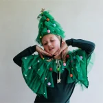 Mimi & Lula Christmas Tree Pelerin - Görsel 7