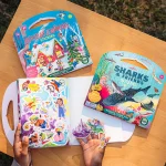 Eeboo Shiny Sticker Kitabı - Fairytale - Görsel 2
