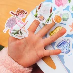 Eeboo Shiny Sticker Kitabı - Magical Creatures - Görsel 2