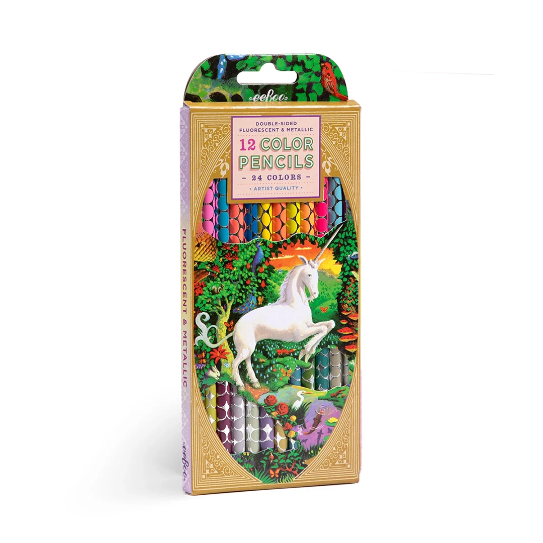 Magic Journey Basliksiz-1_0004_Dsung_689196516498_1 Eeboo çift uçlu 24 renk kuru boya kalemi - unicorn garden - görsel 1