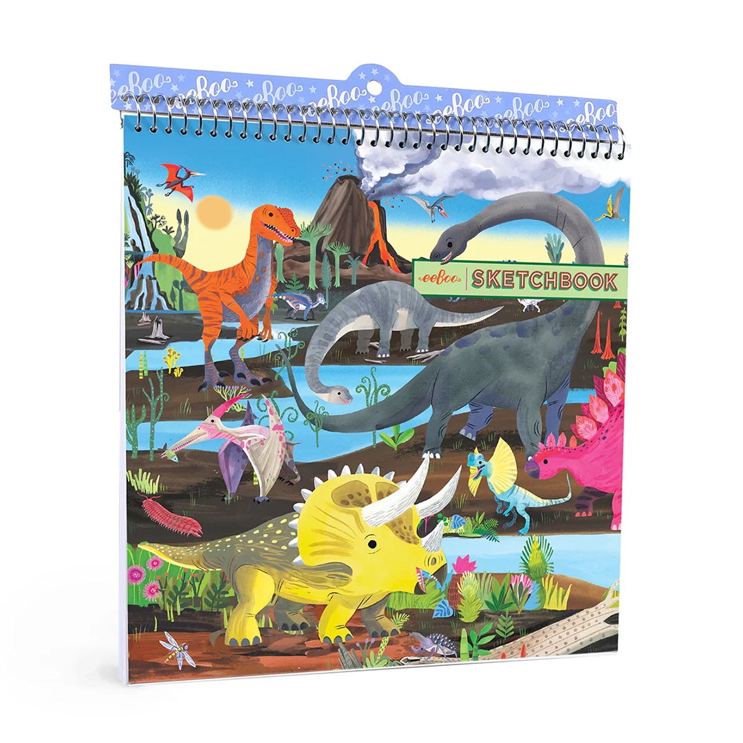 Magic Journey Basliksiz-1_0004_Sksdo_689196516573_1 Eeboo telli sketchbook - dinosaur - görsel 1