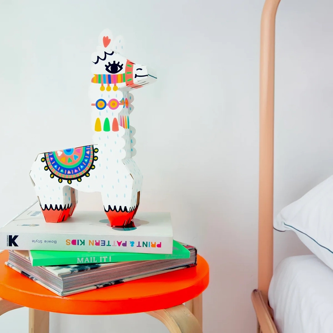 Magic Journey Lampe_3D_Ambiance_Lama2 Omy 3d lamp / 3 boyutlu lamba lama - görsel 1