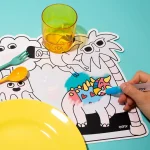 OMY Magic Water Placemat / Sihirli Amerikan Servis Dinos - Görsel 2