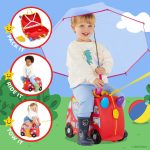 Trunki Çocuk Bavulu - Peppa Pig Party Bus - Görsel 4