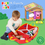 Trunki Çocuk Bavulu - Peppa Pig Party Bus - Görsel 6