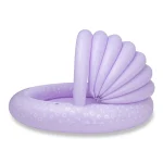 Swim Essentials Lila Leopard Çocuk Gölgelikli Şişme Oyun ve Yüzme Havuzu 100cm - Görsel 3