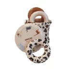 Swim Essentials Beige Leopard Fıskiyeli ve Kaydıraklı Şişme Oyun Havuzu 210cm - Görsel 6