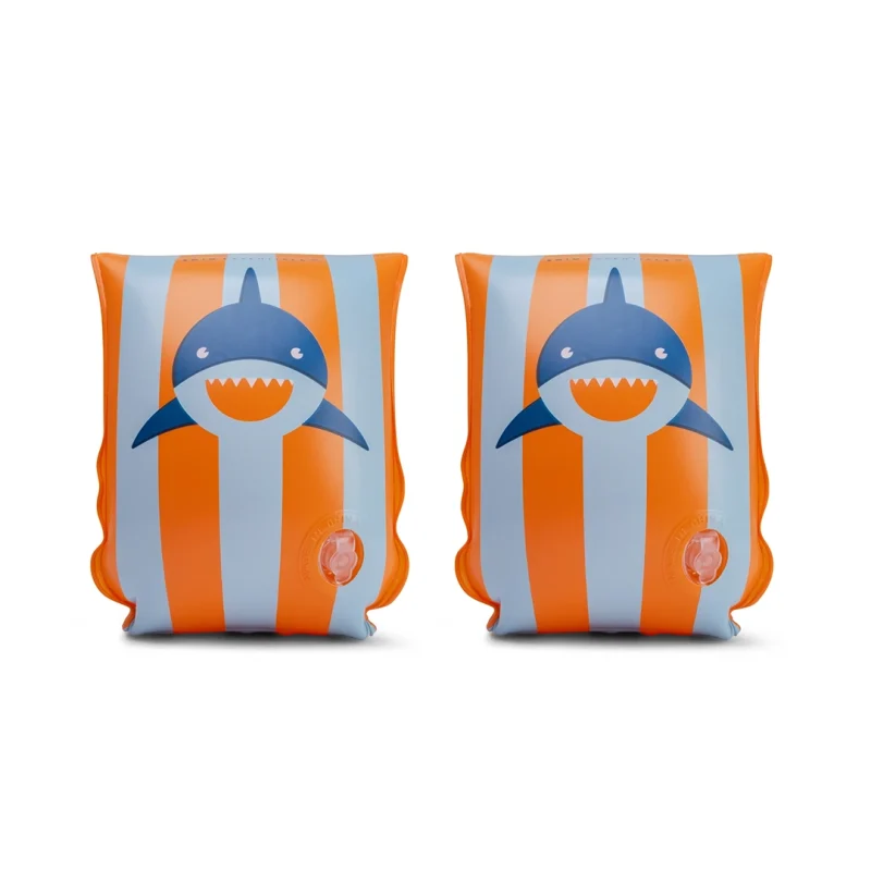 Magic journey tropic shark swimming armbands front 1800x1800