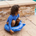 Swim Essentials Blue Leopard Animal Yüzme Simidi 55cm - Görsel 3