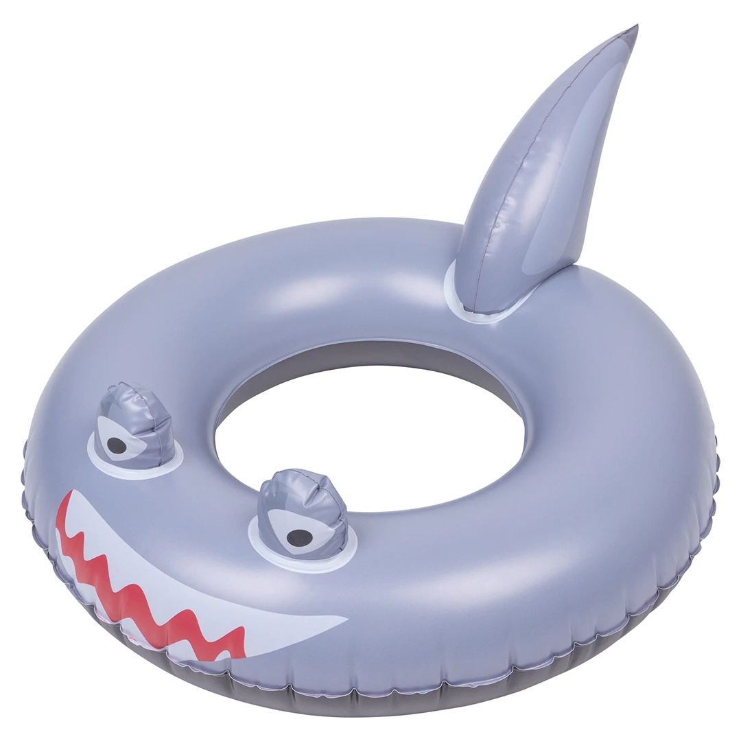 Magic Journeygrey_Shark_Swim_Ring_55Cm-Side_1800X1800 Swim essentials grey shark yüzme simidi 55cm - görsel 1