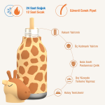 Asobu Bestie Bottle - Giraffe - Görsel 4