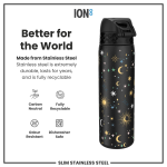 ION8 - Paslanmaz Çelik İnce Suluk - Gökyüzü - 600 ml - Sızdırmaz - Görsel 5